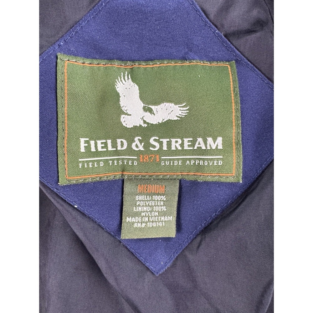 Field Stream Hydro Suit Jacket Medium Blue Outdoor Hunting Rain Pants Large - Picture 14 of 16